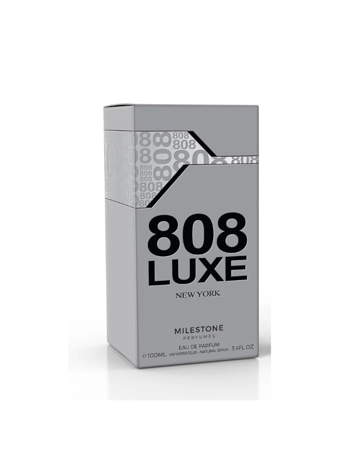 Milestone 808 Luxe New York - For Men - EDP - 100ml - Image 3